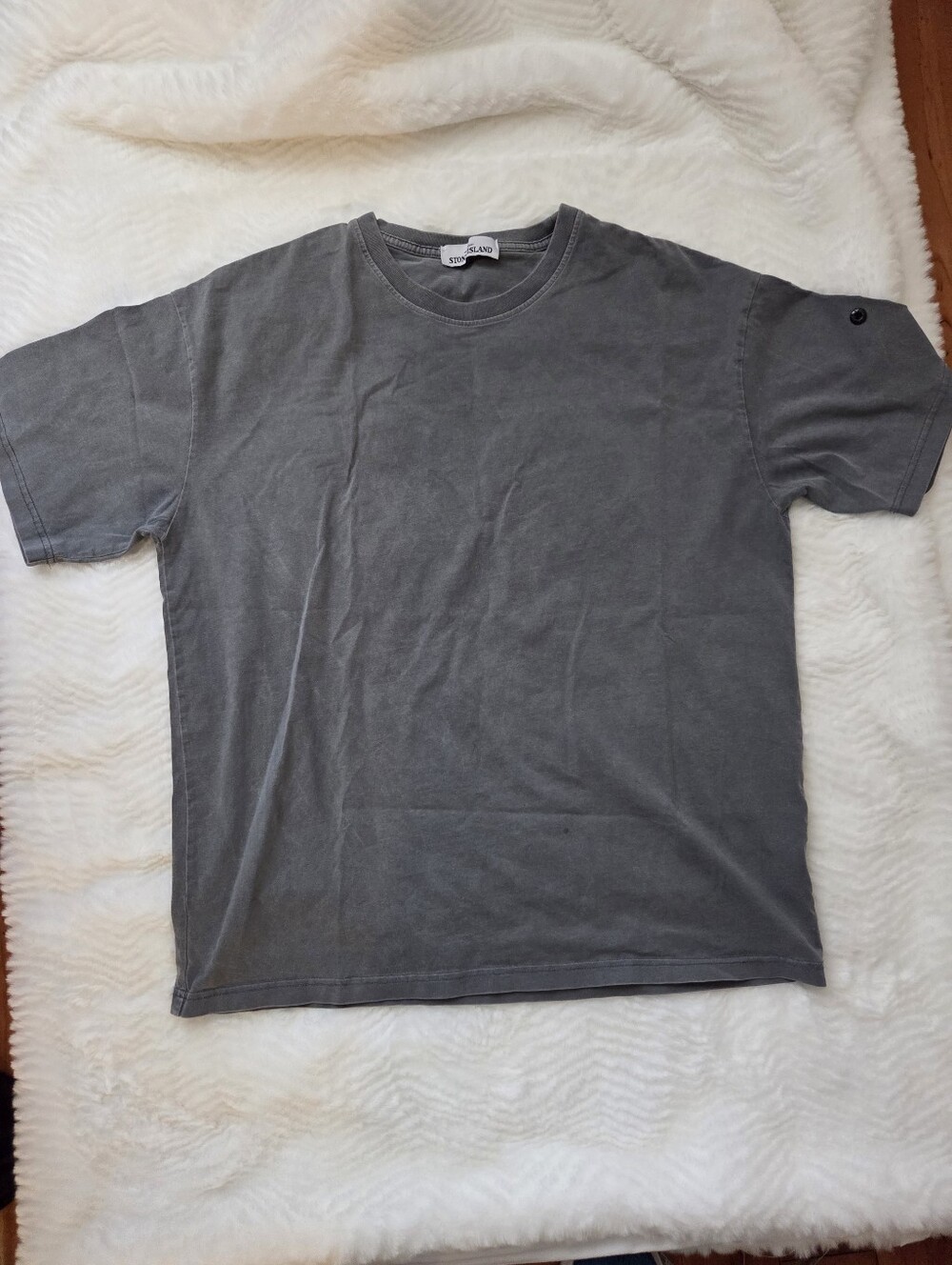 Stone Island Basic Gray Crewneck T-Shirt Sz L